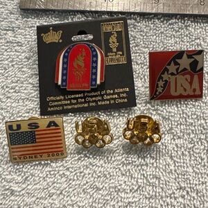 USA Olympic Pin Collection NWT Atlanta 1996 Sydney 2000